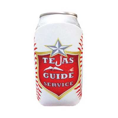 Premium Full Color Dye Sublimation Collapsible Foam Baseball Coolie