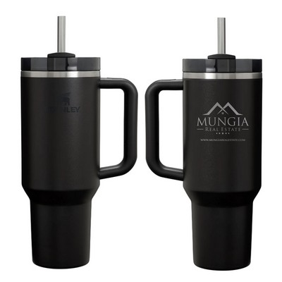 40 Oz. Stanley® Drinkware Quencher H2.0 Flowstate™ Tumbler in Black