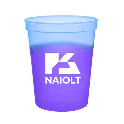 16 oz. Color-Changing Plastic Stadium Cup With Custom Logo