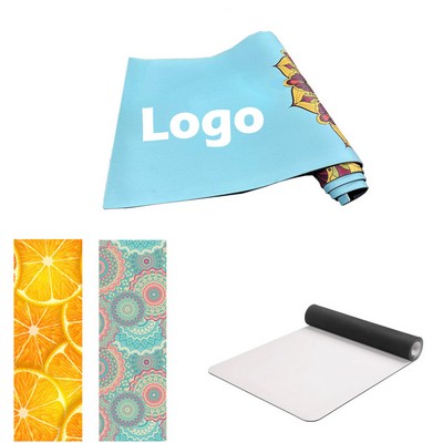 Full Printing Professional 6mm Rubber Base Yoga Mat