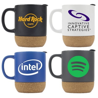 Classic 12oz Ceramic Mug with Cork Base